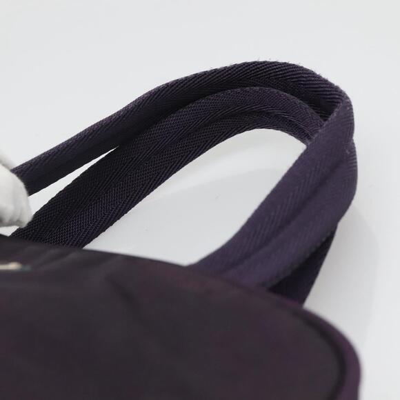 PRADA Hand Bag Nylon Purple Silver - Picture 8 of 12